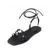 Glaritis Gorgeous Strappy Black EUROPA Sandals