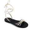 Glaritis Gorgeous Strappy Gold EUROPA Sandals