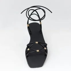 Glaritis Gorgeous Strappy Black EUROPA Sandals