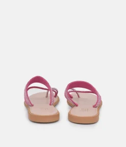 Glaritis Pretty Pink Diamante Sandals