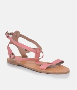 Glaritis Pretty Pink T-Strap Sandal