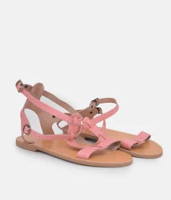Glaritis Pretty Pink T-Strap Sandal