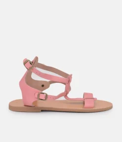 Glaritis Pretty Pink T-Strap Sandal