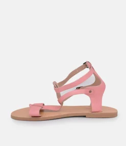 Glaritis Pretty Pink T-Strap Sandal