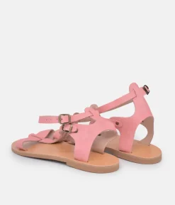Glaritis Pretty Pink T-Strap Sandal