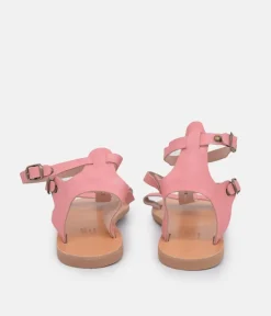 Glaritis Pretty Pink T-Strap Sandal