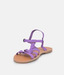 Glaritis Pretty Purple T-Strap Sandal