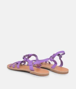 Glaritis Pretty Purple T-Strap Sandal