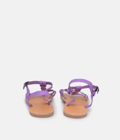 Glaritis Pretty Purple T-Strap Sandal