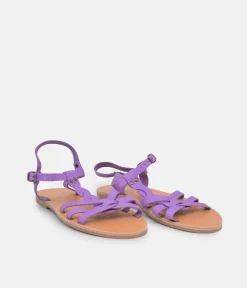 Glaritis Pretty Purple T-Strap Sandal