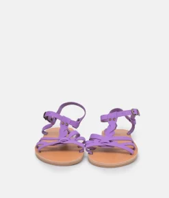 Glaritis Pretty Purple T-Strap Sandal