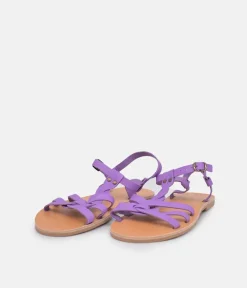 Glaritis Pretty Purple T-Strap Sandal