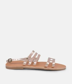 Glaritis Pretty Rose Gold Sandals