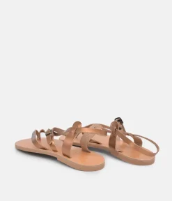 Glaritis Strappy Bronze Sandals