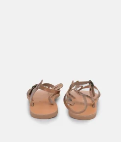 Glaritis Strappy Bronze Sandals