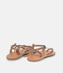 Glaritis Strappy Bronze Sandals
