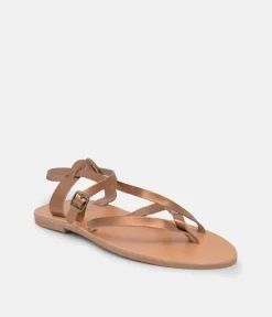 Glaritis Strappy Bronze Sandals