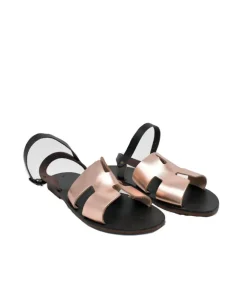 Glaritis Stylish EVIA Rosegold/Brown Sandals