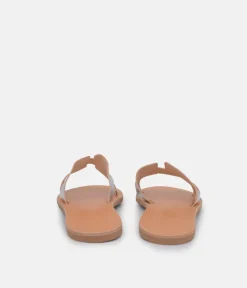 Glaritis Stylish Metallic Silver Sandals