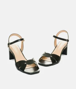 Gorgeous Black Block Heel Sandals