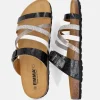 Gorgeous Black Multi Strap Sandals
