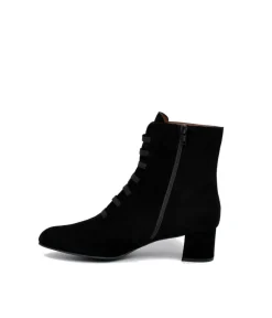 Gorgeous Black Suede Cinderella Ankle Boots