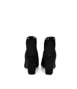 Gorgeous Black Suede Curvy Sky High Shoe Boot