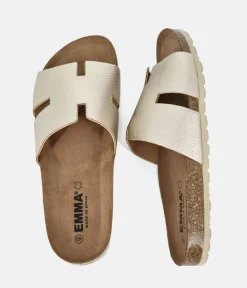 Gorgeous Hermes Inspired Metallic Gold Sandals