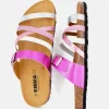 Gorgeous Hot Pink Multi Strap Sandals