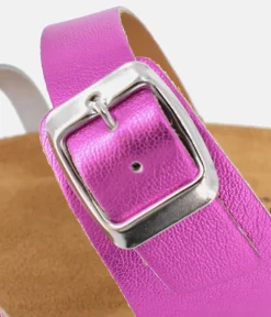 Gorgeous Hot Pink Multi Strap Sandals