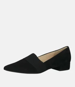 Hogl Classy Black Pointy Toe Flats