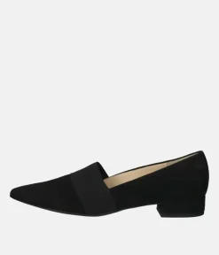 Hogl Classy Black Pointy Toe Flats