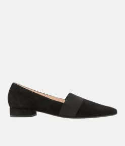Hogl Classy Black Pointy Toe Flats
