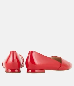 Hogl Gorgeous Red Patent Leather Flats