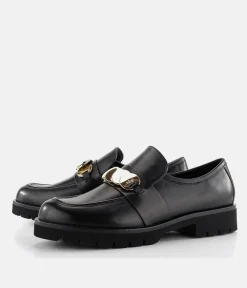 Hogl Luxurious Black Leather Loafers