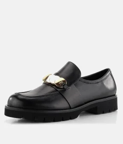Hogl Luxurious Black Leather Loafers