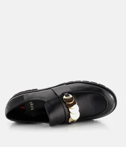 Hogl Luxurious Black Leather Loafers