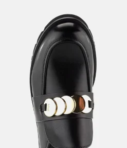 Hogl Luxurious Black Leather Loafers