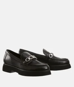 Hogl Premium Black Leather Loafers