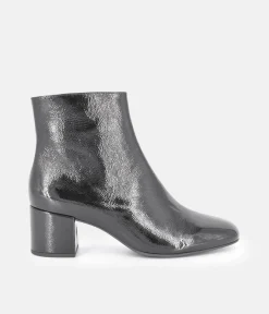 Hogl Premium Black Patent Leather Ankle Boots