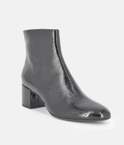 Hogl Premium Black Patent Leather Ankle Boots