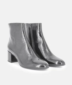 Hogl Premium Black Patent Leather Ankle Boots