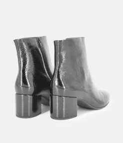 Hogl Premium Black Patent Leather Ankle Boots