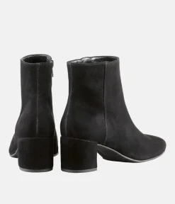 Hogl Premium Black Suede Ankle Boots
