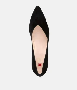 Hogl Premium Black Sweetheart Block Heels