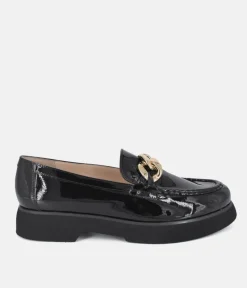 Hogl Premium Patent Black Leather Loafers