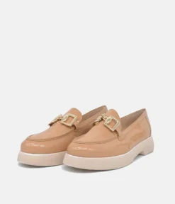 Hogl Premium Patent Leather Coffee Loafers