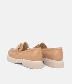 Hogl Premium Patent Leather Coffee Loafers