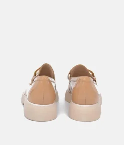 Hogl Premium Patent Leather Coffee Loafers