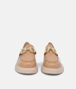 Hogl Premium Patent Leather Coffee Loafers